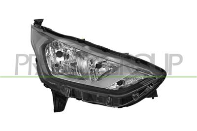 OPTICA DERECHA H7+H15-ELECTRICA-CON MOTOR-NEGRA-MONTAJE VALEO
