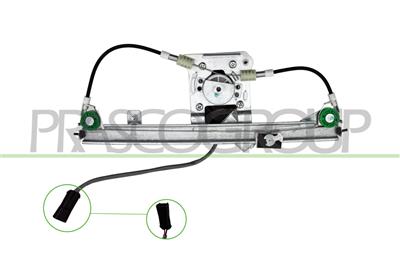 FRONT WINDOW REGULATOR RIGHT-ELECTRIC MOD. 3 DOOR