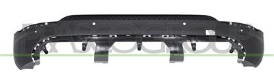 REAR BUMPER LOWER-BLACK-TEXTURED FINISH-WITH SENSOR AND MOLDING HOLES