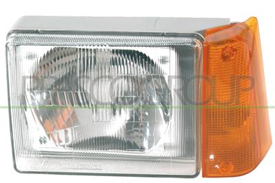 PROIETTORE ASIMMETRICO DESTRO H5-MANUALE-CON FANALE ARANCIO