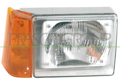 PROIETTORE ASIMMETRICO SINISTRO H5-MANUALE-CON FANALE ARANCIO