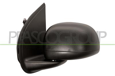 ESPEJO IZQUIERDO-ELECTRICO-NEGRO-CONVEXO-3 PINES