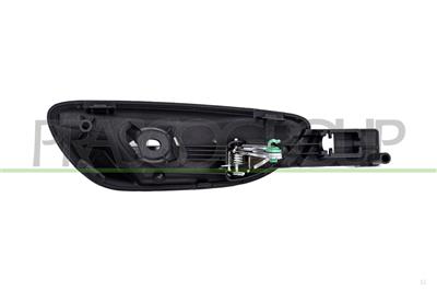 FRONT/REAR DOOR HANDLE LEFT-INNER-WITH CHROME LEVER-BLACK HOUSING