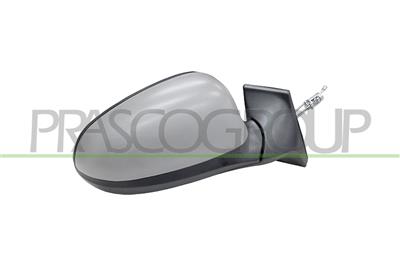 DOOR MIRROR RIGHT-CABLE-PRIMED-CONVEX-CHROME MOD. 08 >