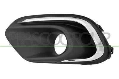 GRILLE GAUCHE NOIRE DE PARE-CHOCS-AVEC SIEGES ANTIBROUILLARD-AVEC MOULURE CHROMEE MOD. 5 PORTES