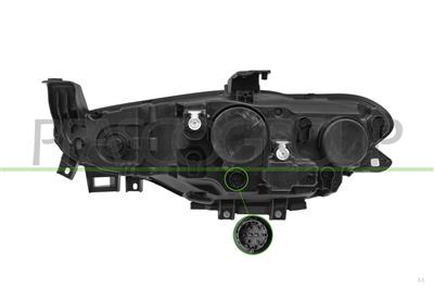 PROIETTORE DESTRO H7+H15-ELETTRICO-CON MOTORE-NERO-VERSIONE A.L. MOD. 10/20 >