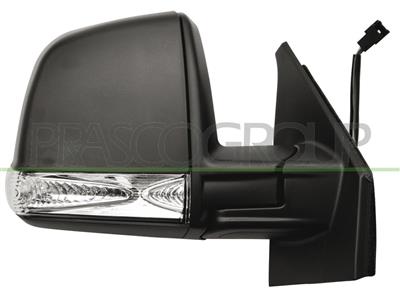 RETROVISORE DESTRO-ELETTRICO-TERMICO-CON PRIMER-CON FANALE-6 PINS MOD. COMBI/PANORAMA