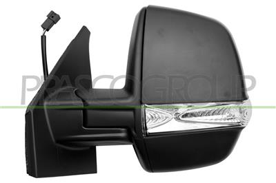 RETROVISORE SINISTRO-ELETTRICO-TERMICO-NERO-CON FANALE-6 PINS MOD. CARGO