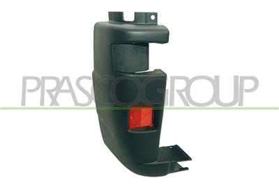 REAR BUMPER END CUP LEFT-BLACK