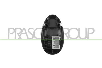 PANNEAU A BOUTON-POUSSOIR NOIR-2 INTERRUPTEURS-LEVE VITRE-PORTE AVANT GAUCHE-SANS FONCTION DE REGLAGE RETROVISEURS-12 BROCHES
