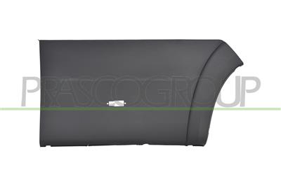 MOLDURA ALETA TRASERA DERECHA-GRIS OSCURO-GRANULADA-CON CLIPS-CON AGUJERO LUCE DE POSICION MOD. PASO LUNGO