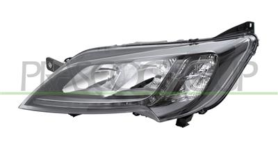 OPTICA IZQUIERDA H7+H7 ELECTRICA-CON MOTOR-CON LUZ DE GIRO-LED-NEGRA
