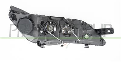 OPTICA IZQUIERDA H7+H7 ELECTRICA-CON MOTOR-CON LUZ DE GIRO-LED-NEGRA