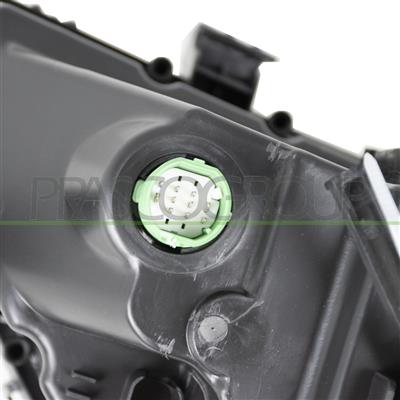 OPTICA IZQUIERDA H7+H7 ELECTRICA-CON MOTOR-CON LUZ DE GIRO-LED-NEGRA