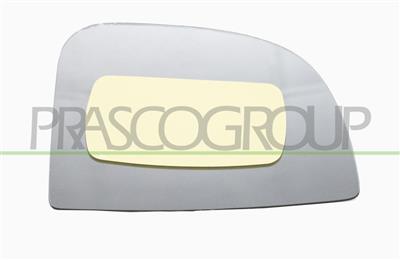 MIRROR GLASS BASE RIGHT-LOWER-CONVEX-CHROME