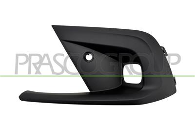 FRONT BUMPER GRILLE LEFT-BLACK-TEXTURED FINISH-WITH FOG LAMP HOLE-WITH PDC HOLE+SENSOR HOLDER