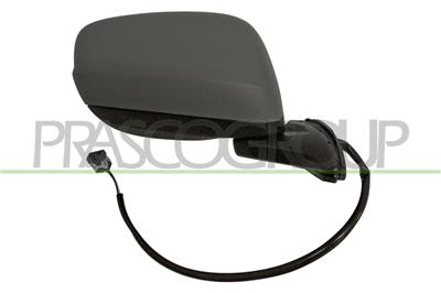 RETROVISEUR DROIT ELECTRIQUE AVEC APPRET-RABATTABLE-CONVEXE/CHROME'