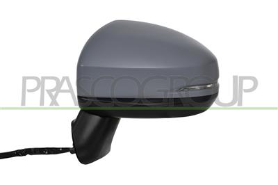 RETROVISORE SINISTRO-ELETTRICO-CON PRIMER-CON FANALE-CONVESSO