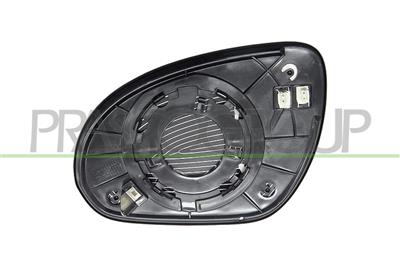 MIRROR GLASS BASE RIGHT-HEATED-ASPHERICAL-CHROME