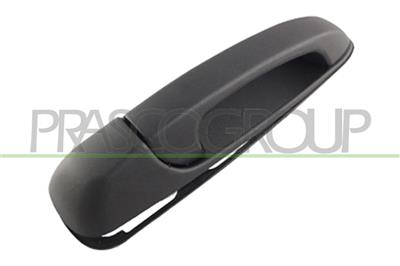 FRONT DOOR HANDLE RIGHT-OUTER-BLACK-WITHOUT KEY HOLE