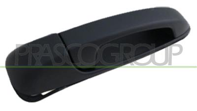 FRONT DOOR HANDLE RIGHT-OUTER-SMOOTH-BLACK-WITHOUT KEY HOLE