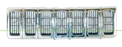 GRILLE CALANDRE CHROMEE-ARGENT MOD. LIMITED 96-98