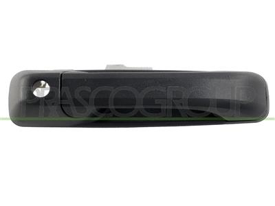 FRONT DOOR HANDLE RIGHT-OUTER-BLACK-WITH KEY HOLE