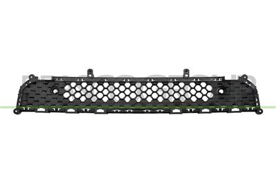 FRONT BUMPER GRILLE-CENTRE-LOWER-BLACK-WITH PDC HOLES+SENSOR HOLDERS