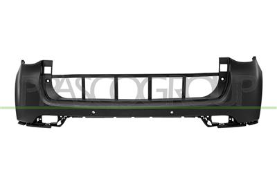 REAR BUMPER-PRIMED-UPPER-WITH PARK ASSIST HOLES+SENSOR HOLDERS