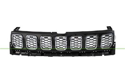 GRILLE CALANDRE NOIRE AVEC MOULURE CHROMEE'