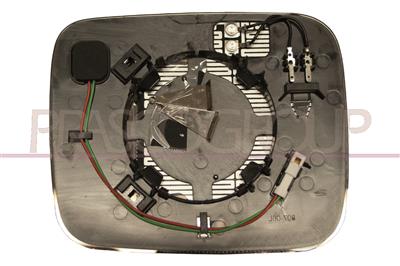 MIRROR GLASS BASE RIGHT-HEATED-CONVEX-WITH ANTI-GLARE DEVICE