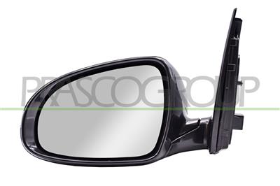 RETROVISORE SINISTRO-ELETTRICO-NERO-TERMICO-CON FANALE-CONVESSO