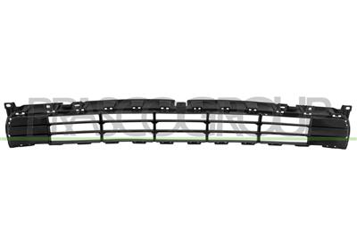 FRONT BUMPER GRILLE-CENTRE-BLACK-GLOSSY