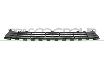 FRONT BUMPER GRILLE-CENTRE-BLACK-GLOSSY