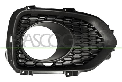 BUMPER GRILLE RIGHT-BLACK-WITH FOG LAMP HOLE