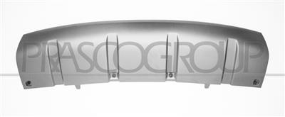 FRONT BUMPER SPOILER-CENTRE-SILVER PAINTED