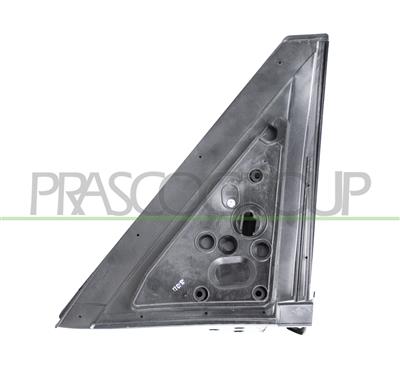 ESPEJO DERECHO-MANUAL-NEGRO-CONVEXO/CROMADO-CON CARCASA CROMADA