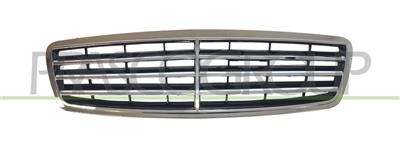 RADIATOR GRILLE-COMPLETE-CHROME-BLACK