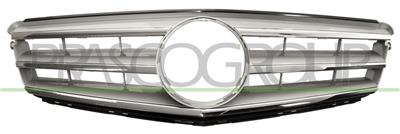 GRILLE CALANDRE CHROMEE ARGENT/POLIE SANS SIEGE EMBLEME - MOD. AVANTGARDE/CLASSIC/EXECUTIVE