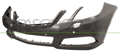 FRONT BUMPER-PRIMED-WITH PDC HOLES+SENSOR HOLDERS-WITH TOW HOOK COVER-WITH HEADLAMP WASHER HOLES