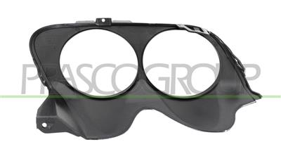 CORNICE TUBO SCARICO DESTRO-NERA-GOFFRATA MOD. AMG E53