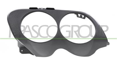 RAHMEN AUSPUFF ENDSTUECK LINKS-SCHWARZ-GENARBT MOD. AMG E53