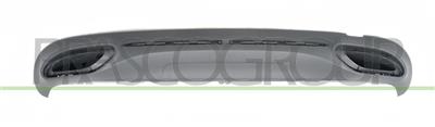SPOILER STOSSTANGE HINTEN-SCHWARZ-GENARBT MOD. LIMUZINA