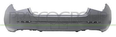 REAR BUMPER-PRIMED-WITH CUTTING MARKS FOR PDC