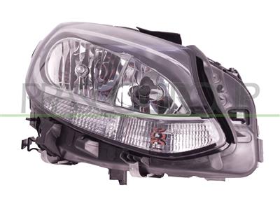 SCHEINWERFER RECHTS H7+H7-MIT LWR-MIT MOTOR-MIT TAGFAHRLICHT-SCHWARZ-LED