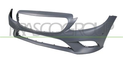 FRONT BUMPER-PRIMED-WITH TOW HOOK COVER-WITH PARK ASSIST HOLE-WITH CUTTING MARKS FOR PDC