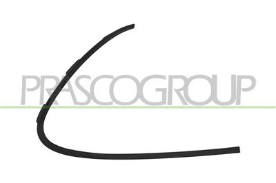 FRONT BUMPER MOLDING RIGHT-BLACK-TEXTURED FINISH