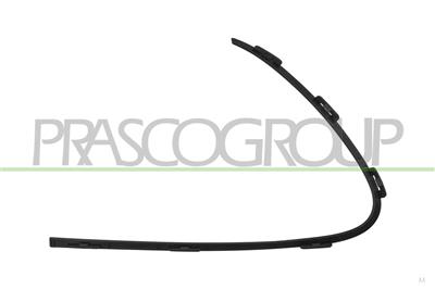 FRONT BUMPER MOLDING RIGHT-BLACK-TEXTURED FINISH