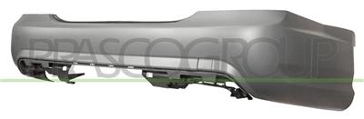 REAR BUMPER-PRIMED-WITH TOW HOOK COVER-WITH PDC CUTTING MARKS MOD. SPORT