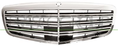 GRILLE CALANDRE COMPLETE CHROMEE/NOIRE 